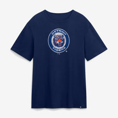 Detroit Tigers Fanatics Vintage Logo Legacy T-Shirt - Navy - Fanatics Sale