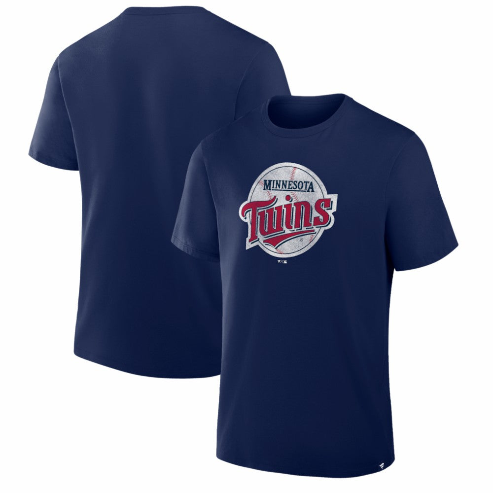 Minnesota Twins Fanatics Vintage Logo Legacy T-Shirt - Navy - Fanatics on Sale