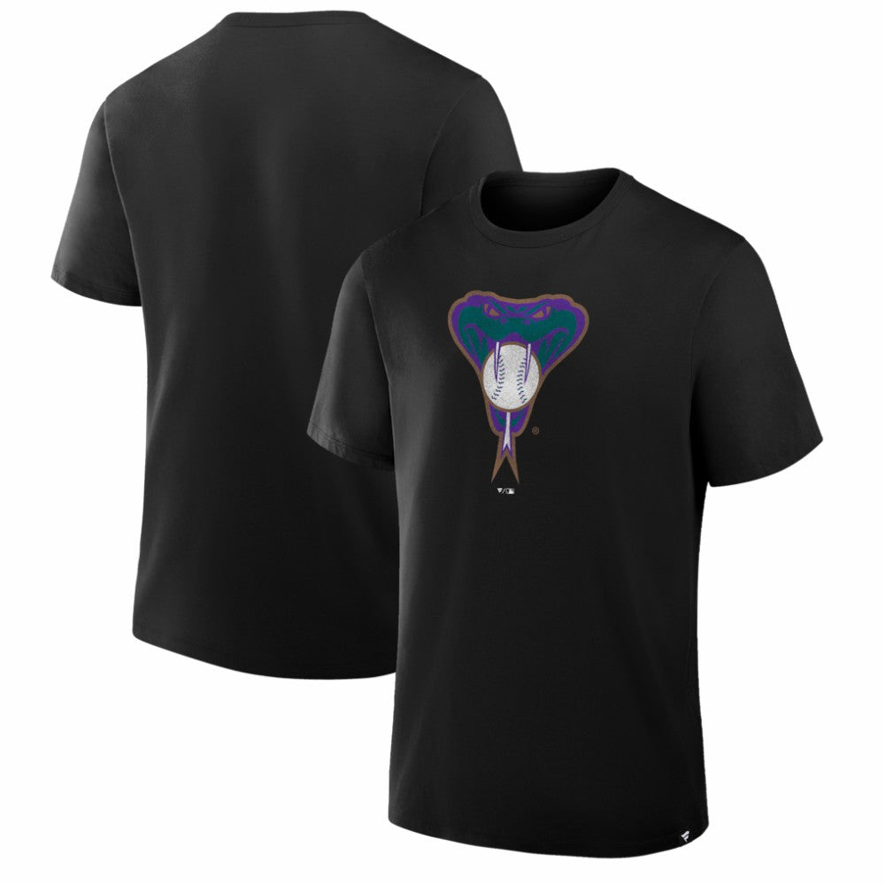 Arizona Diamondbacks Fanatics Vintage Logo Legacy T-Shirt - Black - Fanatics Sale