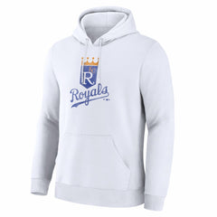 Kansas City Royals Fanatics Heritage Hoodie - White - Fanatics Lifestyle
