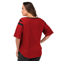 Atlanta Falcons G-III 4Her by Carl Banks Women's Plus Size Linebacker T-Shirt Red