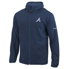Atlanta Braves Columbia Omni-Wick It's Time Full-Zip Jacket - Navy - Columbia Online