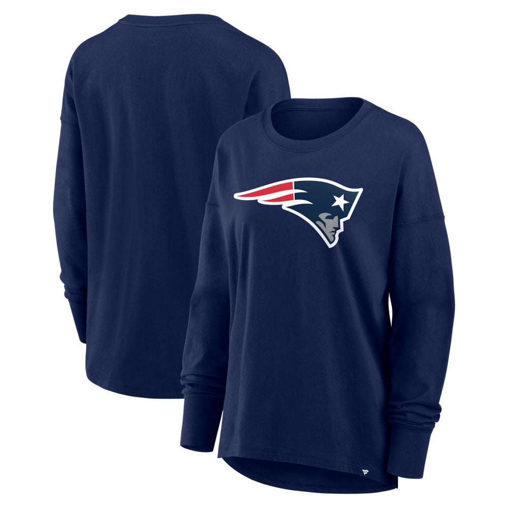 Fanatics New England Patriots Women's Essential Long Sleeve T-Shirt Navy