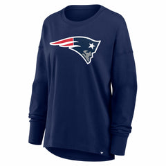 Fanatics New England Patriots Women's Essential Long Sleeve T-Shirt Navy