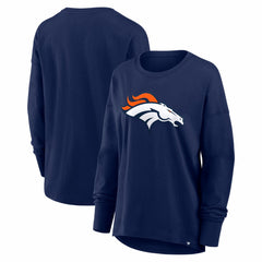 Fanatics Denver Broncos Women's Essential Long Sleeve T-Shirt Navy