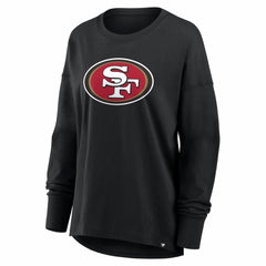 Fanatics San Francisco 49ers Women's Essential Long Sleeve T-Shirt Black