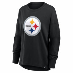 Fanatics Pittsburgh Steelers Women's Essential Long Sleeve T-Shirt Black