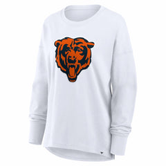 Fanatics Chicago Bears Women's Essential Long Sleeve T-Shirt White