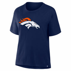 Fanatics Denver Broncos Women's Essential Legacy T-Shirt Navy