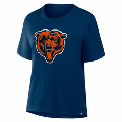 Fanatics Chicago Bears Women's Essential Legacy T-Shirt Navy