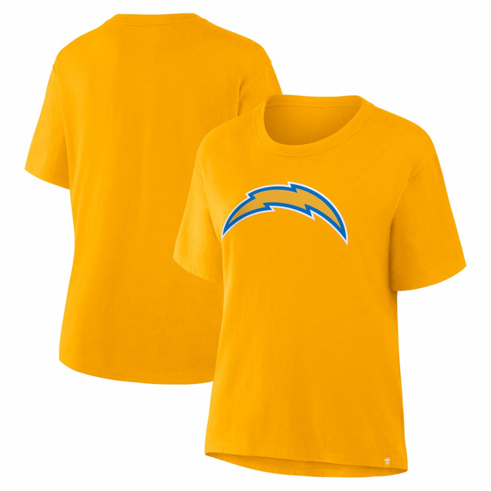 Fanatics Los Angeles Chargers Women's Essential Legacy T-Shirt Gold