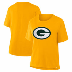 Fanatics Green Bay Packers Women's Essential Legacy T-Shirt Gold
