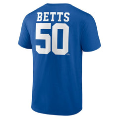 Mookie Betts Los Angeles Dodgers Player Icon Name & Number T-Shirt - Royal - MLB Sale