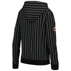 San Francisco Giants New Era Women's Pinstripe Tri-Blend Full-Zip Jacket - Black - New Era Sale