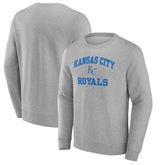 Kansas City Royals Heart & Soul Pullover Sweatshirt - Heather Gray - MLB Discount
