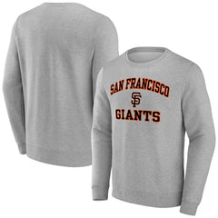 San Francisco Giants Heart & Soul Pullover Sweatshirt - Heather Gray - MLB Lifestyle