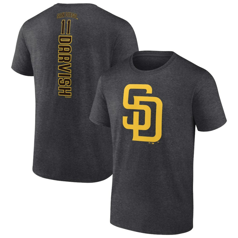 Yu Darvish San Diego Padres Playmaker Name & Number T-Shirt - Charcoal - MLB on Sale