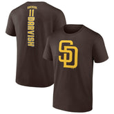 Yu Darvish San Diego Padres Playmaker Name & Number T-Shirt - Brown - MLB Online