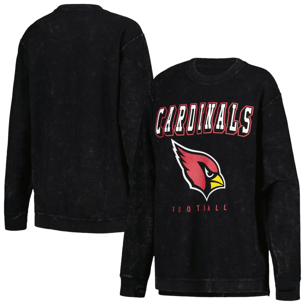 Arizona Cardinals G-III 4Her by Carl Banks Women's Comfy Cord Pullover Sweatshirt Black