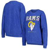 Los Angeles Rams G-III 4Her by Carl Banks Women's Comfy Cord Pullover Sweatshirt Royal