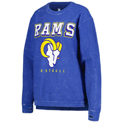 Los Angeles Rams G-III 4Her by Carl Banks Women's Comfy Cord Pullover Sweatshirt Royal