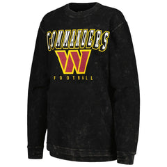 Washington Commanders G-III 4Her by Carl Banks Women's Comfy Cord Pullover Sweatshirt Black