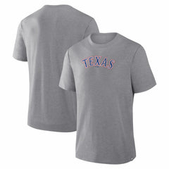 Texas Rangers Fanatics Play Tribute Tri-Blend T-Shirt - Heather Gray - Fanatics Online