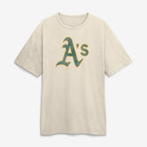 Athletics Fanatics Stadium Slub T-Shirt - Tan - Fanatics Sale