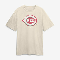 Cincinnati Reds Fanatics Stadium Slub T-Shirt - Tan - Fanatics Sale