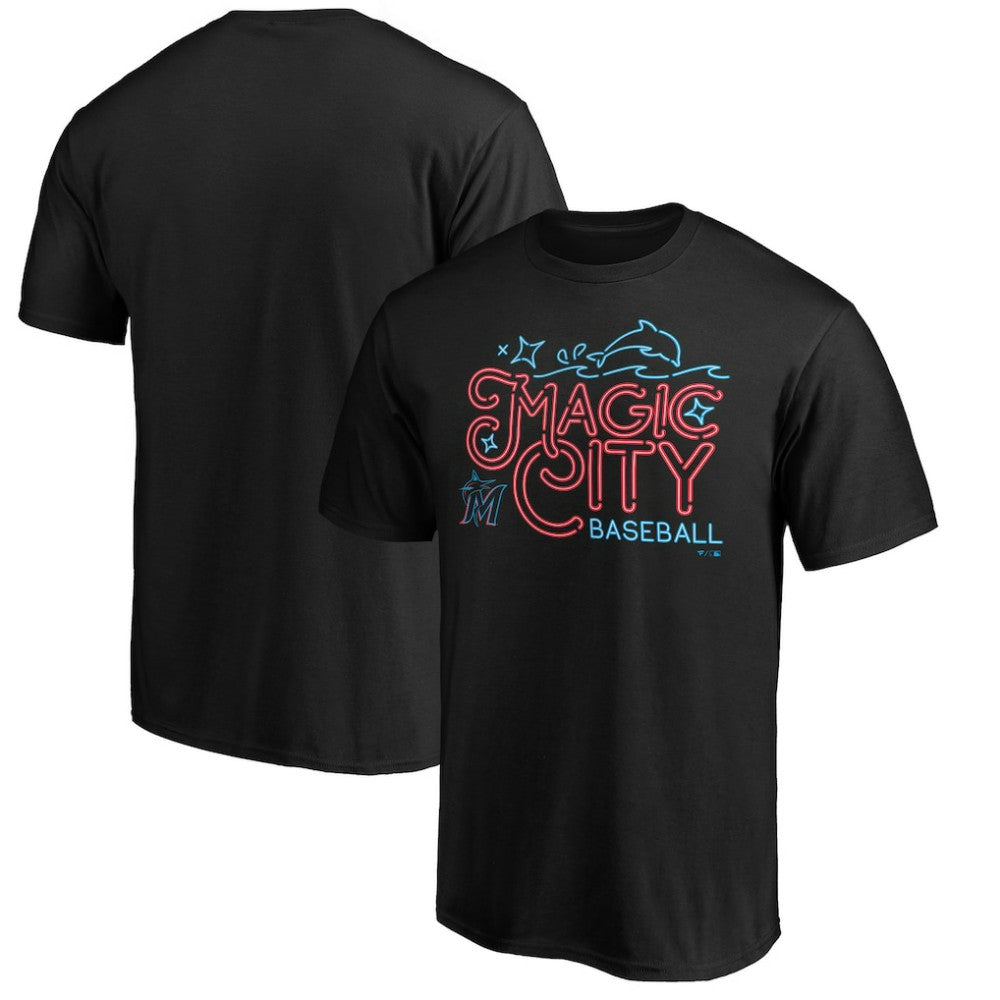Miami Marlins Team Adrenaline T-Shirt - Black - MLB on Sale