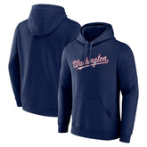 Washington Nationals Official Wordmark Pullover Hoodie - Navy - MLB on Sale
