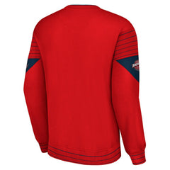 Washington Capitals Starter Faceoff Pullover Sweatshirt - Red - NHL 200115891