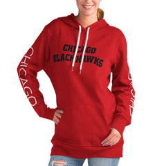 Chicago Blackhawks G-III 4Her by Carl Banks Women's Overtime Pullover Hoodie - Red - NHL 200115955