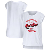 Detroit Red Wings WEAR by Erin Andrews Women's Domestic Tank Top - White - NHL 200116092