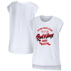 Detroit Red Wings WEAR by Erin Andrews Women's Domestic Tank Top - White - NHL 200116092