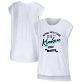 Seattle Kraken WEAR by Erin Andrews Women's Domestic Tank Top - White - NHL 200116096
