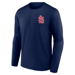 St. Louis Cardinals Hometown Collection Gateway Long Sleeve T-Shirt - Navy - MLB Lifestyle