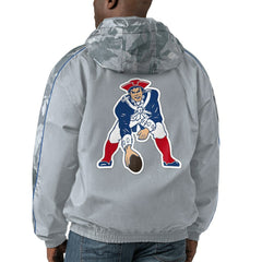 New England Patriots Starter Thursday Night Gridiron Throwback Full-Zip Jacket Gray