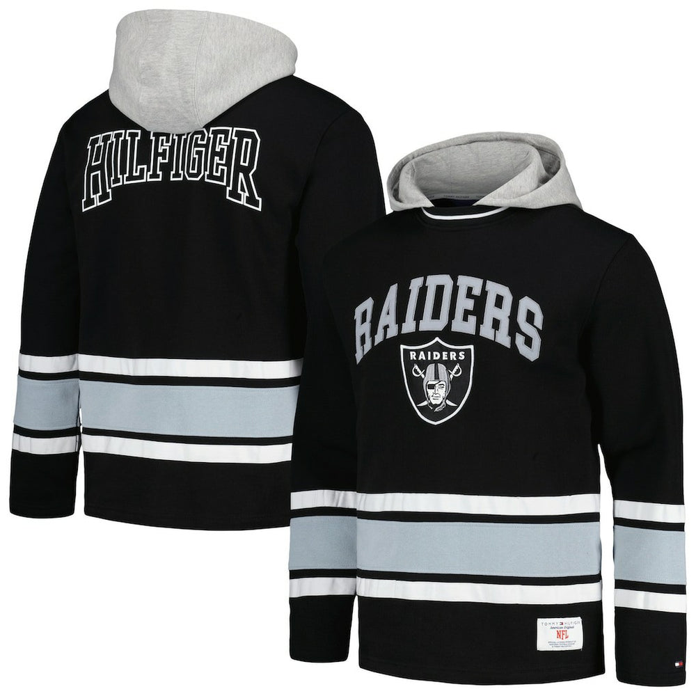 Las Vegas Raiders Tommy Hilfiger Ivan Fashion Pullover Hoodie Black