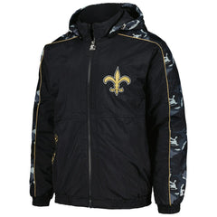 New Orleans Saints Starter Thursday Night Gridiron Full-Zip Hoodie Black