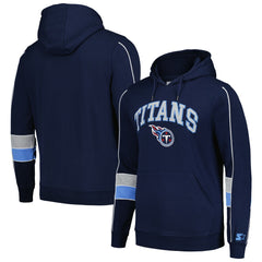 Tennessee Titans Starter Captain Pullover Hoodie Navy