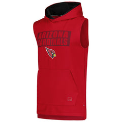Arizona Cardinals MSX by Michael Strahan Marathon Sleeveless Pullover Hoodie Cardinal
