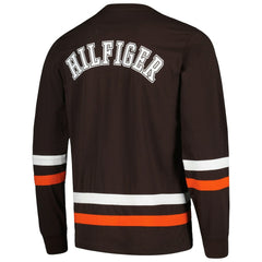 Cleveland Browns Tommy Hilfiger Nolan Long Sleeve T-Shirt Brown/Orange