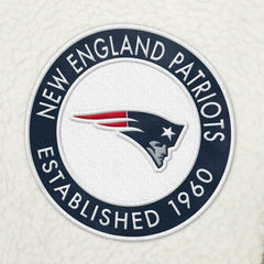 New England Patriots Tommy Hilfiger Jordan Sherpa Quarter-Zip Sweatshirt Cream