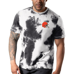 Cleveland Browns MSX by Michael Strahan Freestyle Tie-Dye T-Shirt Black