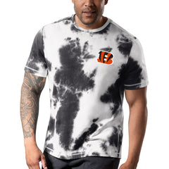 Cincinnati Bengals MSX by Michael Strahan Freestyle Tie-Dye T-Shirt Black