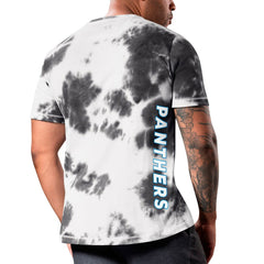 Carolina Panthers MSX by Michael Strahan Freestyle Tie-Dye T-Shirt Black
