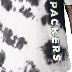 Green Bay Packers MSX by Michael Strahan Freestyle Tie-Dye T-Shirt Black