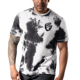 Las Vegas Raiders MSX by Michael Strahan Freestyle Tie-Dye T-Shirt Black