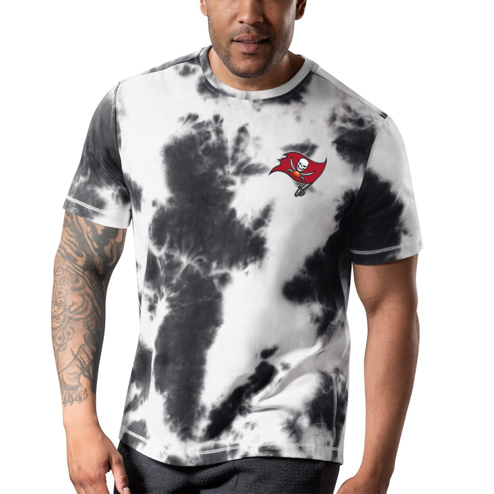 Tampa Bay Buccaneers MSX by Michael Strahan Freestyle Tie-Dye T-Shirt Black